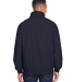 Harriton M740 Adult Fleece-Lined Nylon Jacket in Navy/ black