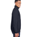 Harriton M740 Adult Fleece-Lined Nylon Jacket in Navy/ black
