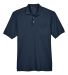 Harriton M265P Men's 5.6 oz. Easy Blend™ Polo wi in Navy