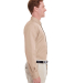 Harriton M581 Men's Foundation 100% Cotton Long-Sl in Khaki