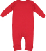 Rabbit Skins 4412 Infant Long Legged Baby Rib Body in Red