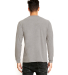 Next Level Apparel 6411 Unisex Sueded Long Sleeve  in Dark heather gray
