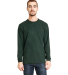 Next Level Apparel 6411 Unisex Sueded Long Sleeve  in Heather forest green