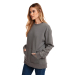 Next Level Apparel 9001 Unisex Crew with Pocket in Heavy metal