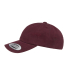 Yupoong 6245PT Peached Cotton Twill Dad Cap in Maroon