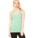 BELLA 8430 Womens Tri-blend Racerback Tank in Green triblend