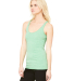 BELLA 8430 Womens Tri-blend Racerback Tank in Green triblend