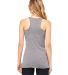 BELLA 8430 Womens Tri-blend Racerback Tank in Grey triblend
