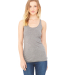 BELLA 8430 Womens Tri-blend Racerback Tank in Grey triblend