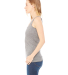 BELLA 8430 Womens Tri-blend Racerback Tank in Grey triblend