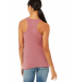 BELLA 8430 Womens Tri-blend Racerback Tank in Mauve triblend