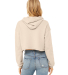 Bella + Canvas 7502 Women's Cropped Fleece Hoodie in Heather dust