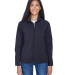 North End 78034 Ladies' Three-Layer Fleece Bonded  in Midnight navy
