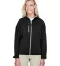 North End 78166 Ladies' Prospect Two-Layer Fleece  BLACK