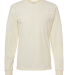 Unisex Fine Jersey USA Made Long-Sleeve T-Shirt in Cream