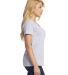 Next Level Apparel 3940 Ladies' Relaxed V-Neck T-S in Heather grey