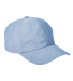 Big Accessories BA614 Summer Prep Cap in Blue chambray