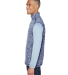 J America 8631 Cosmic Fleece Vest in Charcoal fleck