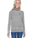 J America 8930 Vintage Zen Fleece Women's Cowl Nec in Dark smoke