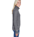 J America 8930 Vintage Zen Fleece Women's Cowl Nec in Dark smoke