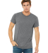 BELLA+CANVAS 3413 Unisex Howard Tri-blend T-shirt in Grey triblend
