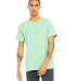 BELLA+CANVAS 3413 Unisex Howard Tri-blend T-shirt in Mint triblend