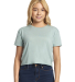Next Level Apparel 5080 Festival Women's Cali Crop in Stonewash green
