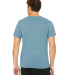 BELLA+CANVAS 3005 Cotton V-Neck T-shirt in Denim slub