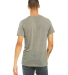 BELLA+CANVAS 3005 Cotton V-Neck T-shirt in Stone marble