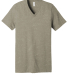 BELLA+CANVAS 3005 Cotton V-Neck T-shirt in Stone marble