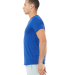 BELLA+CANVAS 3005 Cotton V-Neck T-shirt in True royal marble