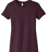 BELLA 6004 Womens Favorite T-Shirt in Maroon