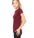 BELLA 6004 Womens Favorite T-Shirt in Maroon
