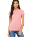 BELLA 6004 Womens Favorite T-Shirt in Pink