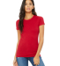 BELLA 6004 Womens Favorite T-Shirt in Red