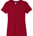 BELLA 6004 Womens Favorite T-Shirt in Red