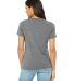 BELLA 6405 Ladies Relaxed V-Neck T-shirt in Grey triblend