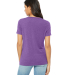 BELLA 6405 Ladies Relaxed V-Neck T-shirt in Purple triblend
