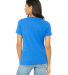 BELLA 6405 Ladies Relaxed V-Neck T-shirt in True royal triblend