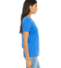 BELLA 6405 Ladies Relaxed V-Neck T-shirt in True royal triblend