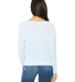 BELLA 8850 Womens Long Sleeve Dolman Top in Blue marble