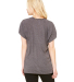 BELLA 8801 Womens Jersey Flowy Shirt in Dark grey heather