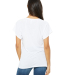 BELLA 8801 Womens Jersey Flowy Shirt in White