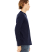 BELLA+CANVAS 3150 Mens Long Sleeve Henley Shirt in Navy