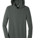 BELLA+CANVAS 3512 Unisex Jersey Hooded T-Shirt in Deep heather
