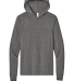 BELLA+CANVAS 3512 Unisex Jersey Hooded T-Shirt in Grey triblend
