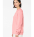 BELLA+CANVAS 3901 Unisex Tri-blend Sponge Fleece S in Pink