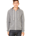 BELLA+CANVAS 3909 Unisex Tri-blend Sponge Fleece Z in Grey triblend