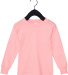 Bella + Canvas 3501T Toddler Jersey Long Sleeve Te in Pink