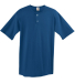 580 Two Button Baseball Jersey in Navy